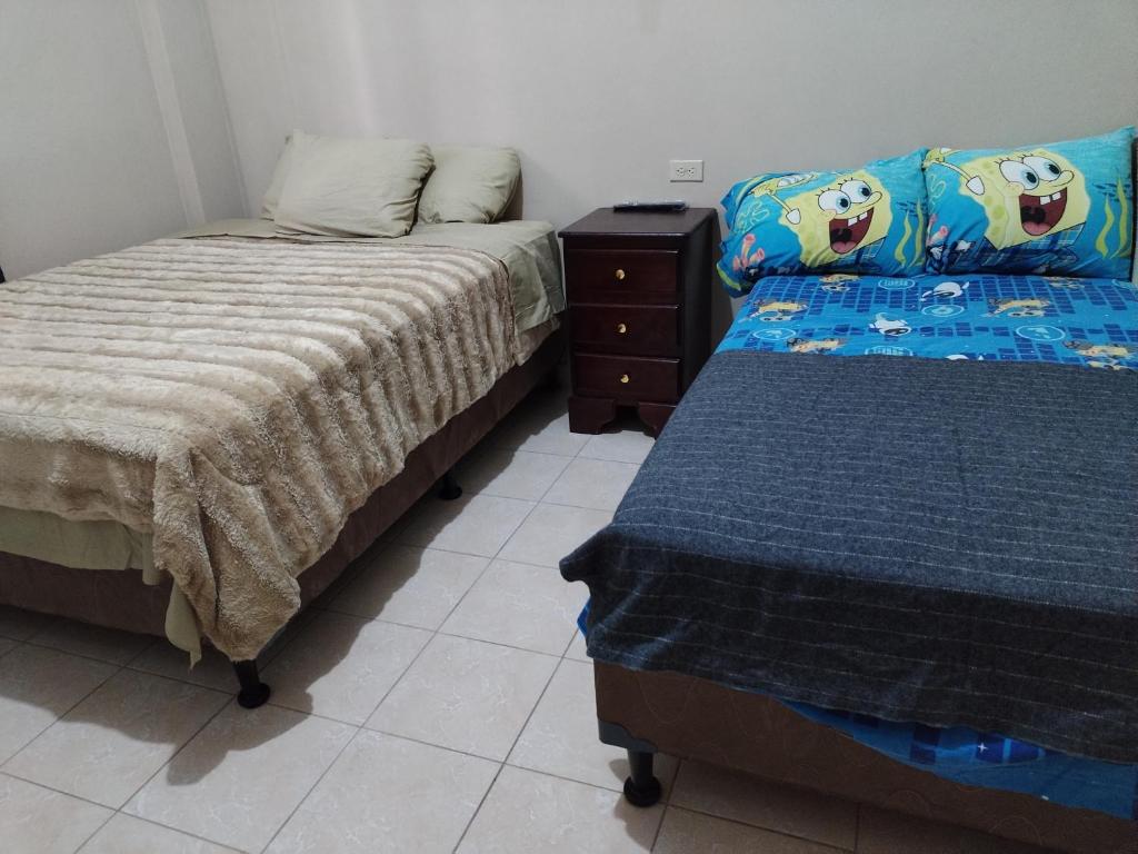 Postel nebo postele na pokoji v ubytování Posadas Mateo
