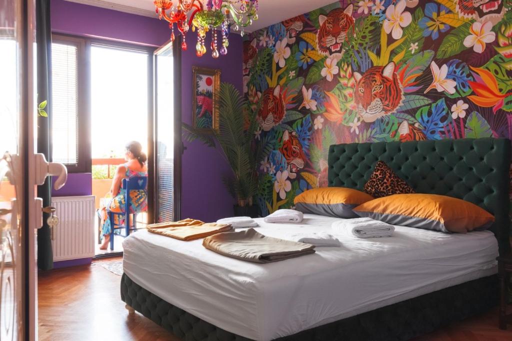 Voodi või voodid majutusasutuse Apartment Amore Mio toas