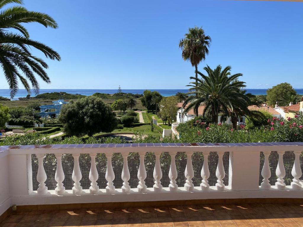 a view from the balcony of a villa at Villa GALERA in Son Bou