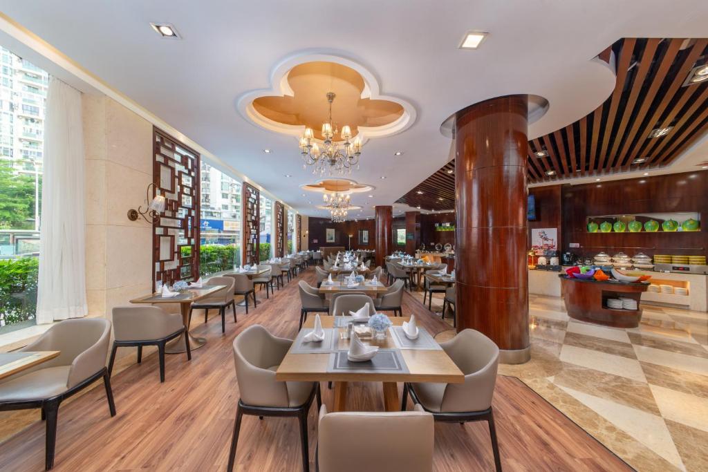 Posezení v ubytování Binbei Yiho Hotel