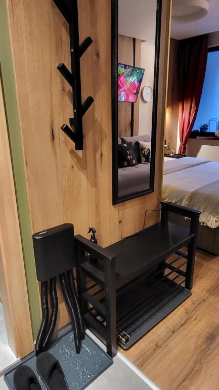 Postel nebo postele na pokoji v ubytování Pinewood ANG luxurious apartment A32