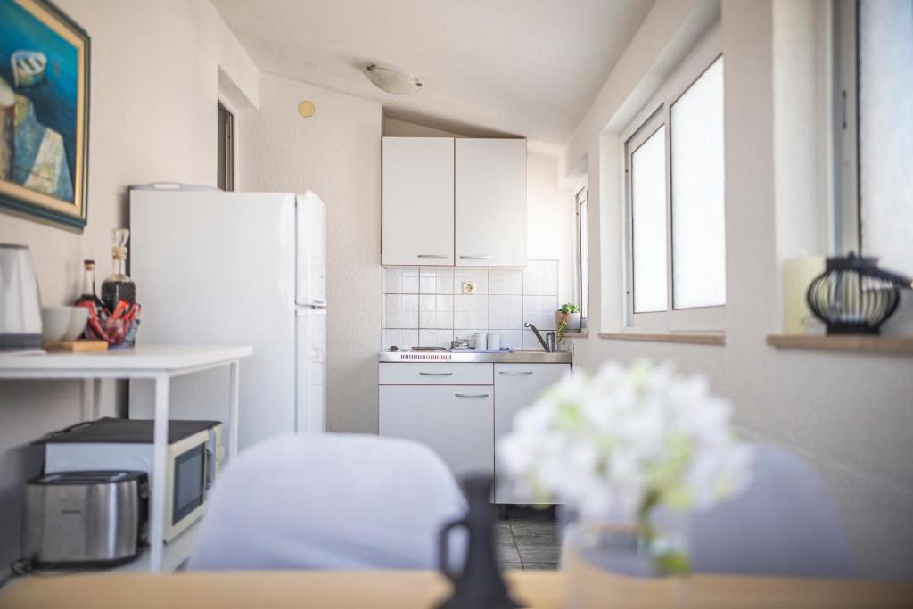 Kuchyňa alebo kuchynka v ubytovaní Apartmani Leo-Marin