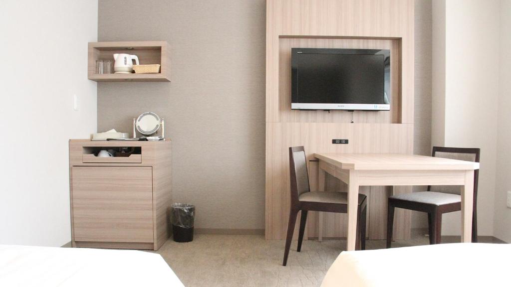 TV a/nebo společenská místnost v ubytování Hotel Cypress Karuizawa