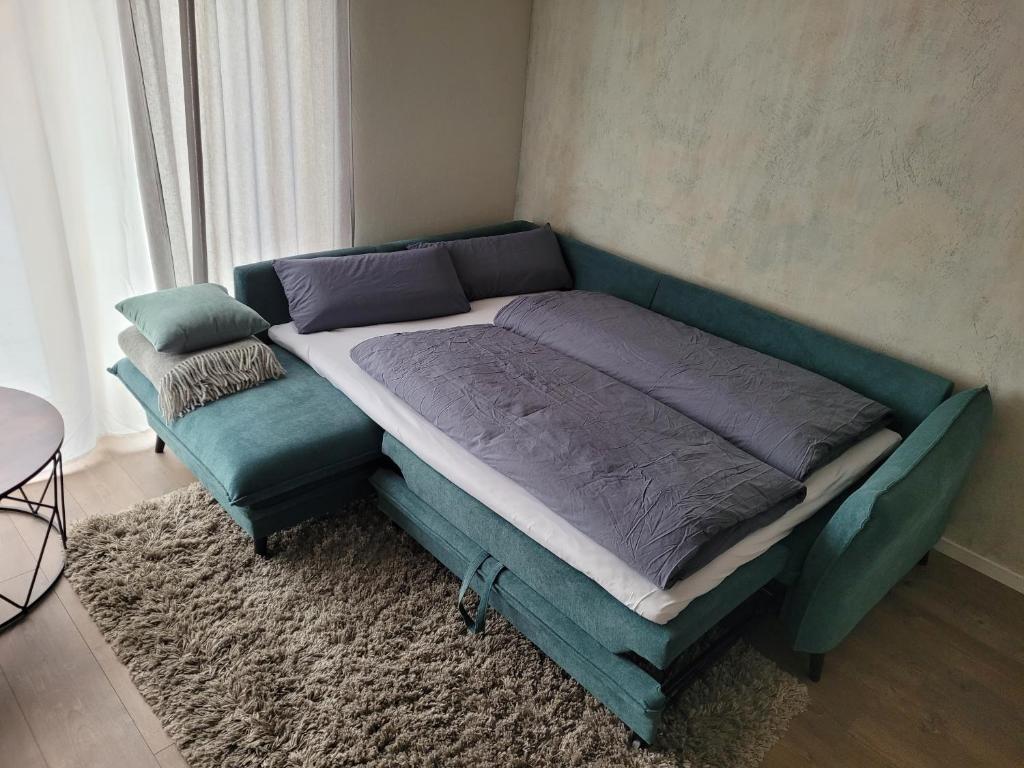 Posezení v ubytování Wohnung unterm Burghalder - Direkt am Waldrand