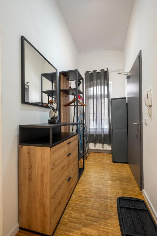 Kuchyň nebo kuchyňský kout v ubytování SweetHome - Luxus pur - große Küche, Terrasse, Stellplatz, WiFi