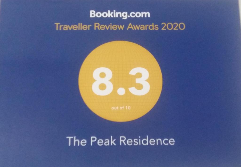 Certifikát, hodnocení, plakát nebo jiný dokument vystavený v ubytování The Peak Residence
