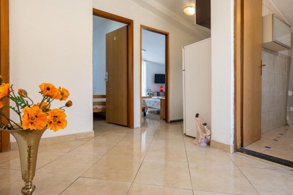Koupelna v ubytování Apartments Vrabac