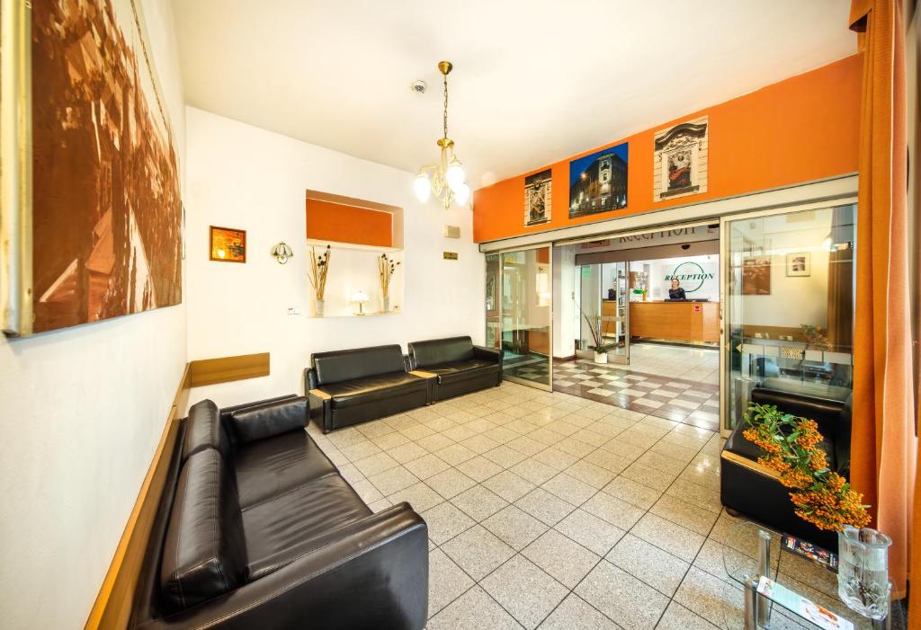 Kuchyň nebo kuchyňský kout v ubytování Residence Tabor