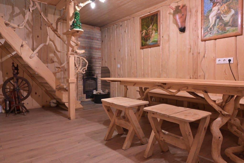 Posezení v ubytování Pirtis link Moletu