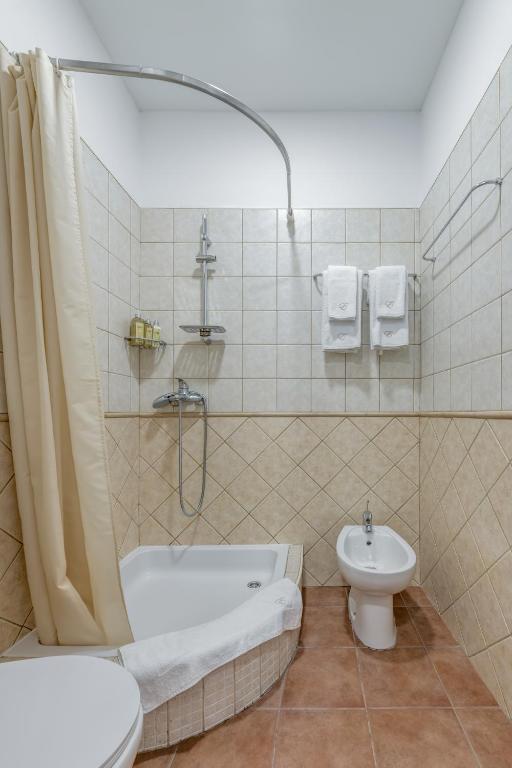 Koupelna v ubytování Victoria Luxury Rooms - Split Downtown
