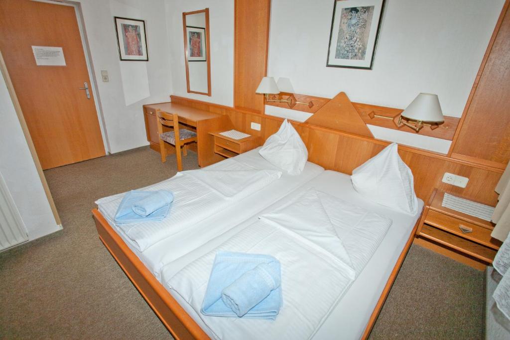 Letto o letti in una camera di Seevilla Wochinz