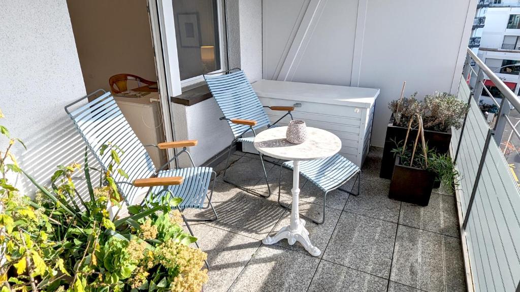 Balkón nebo terasa v ubytování Lake Lucerne Paradise Apartment