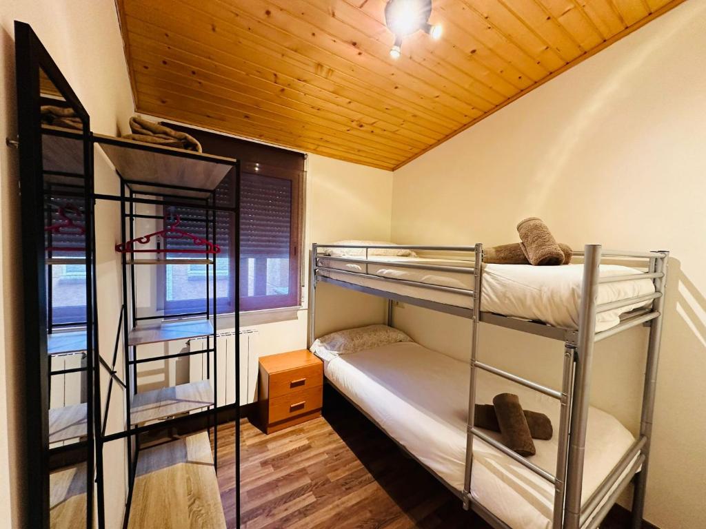 Postel nebo postele na pokoji v ubytování Apartamento Partara