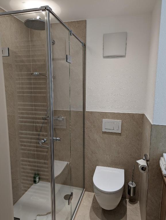 Koupelna v ubytování Hotel und Weingut Karlsmühle