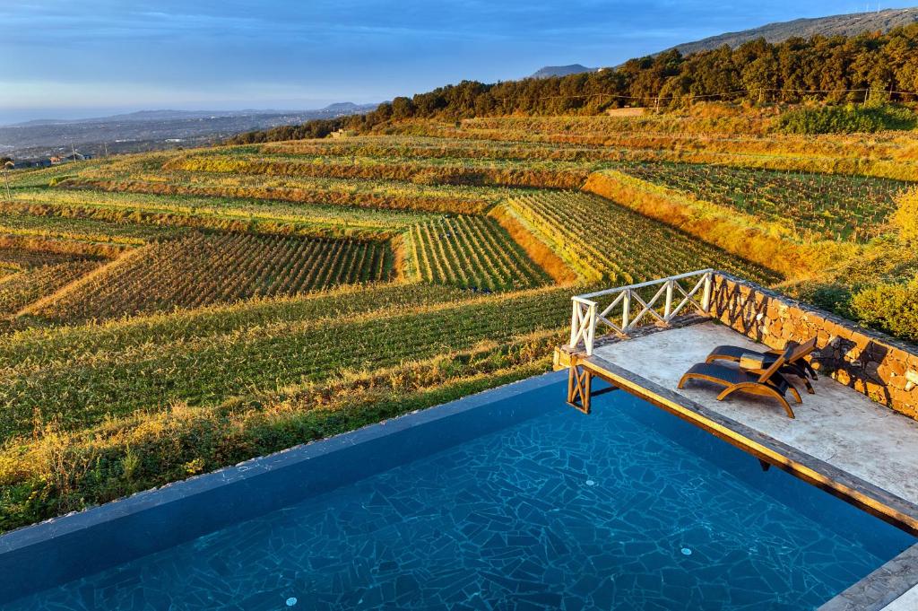Bazén v ubytování Wine Resort Villagrande nebo v jeho okolí