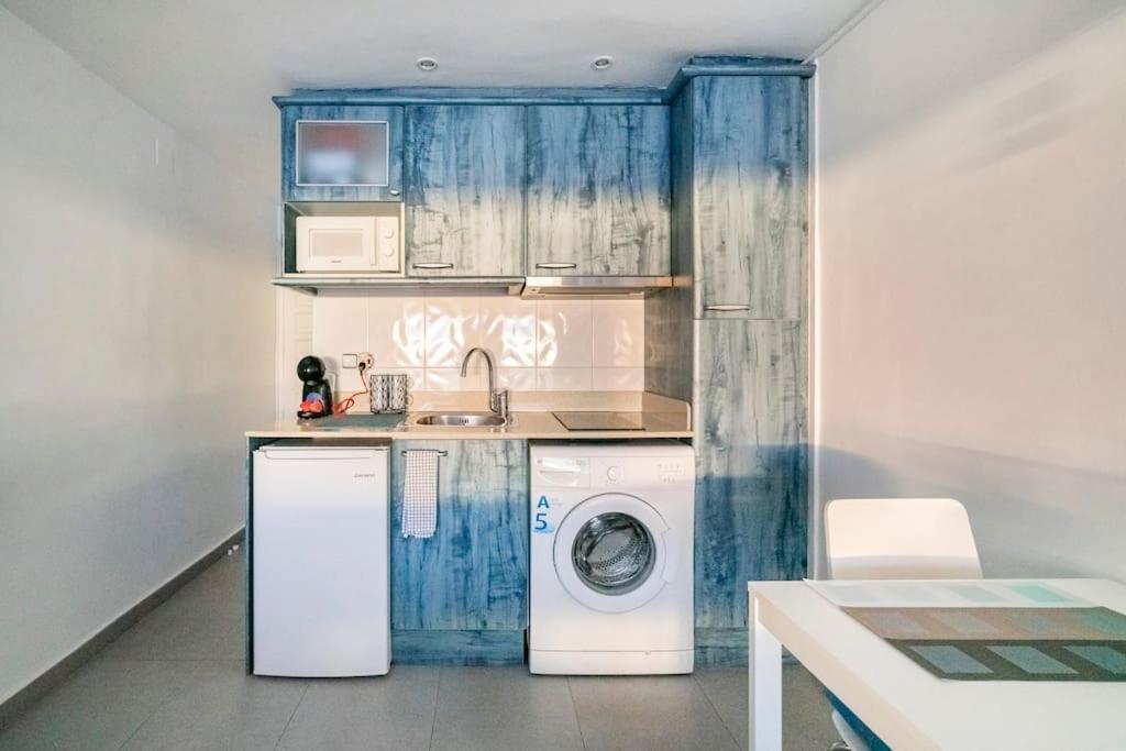 Kuchyň nebo kuchyňský kout v ubytování Loft beach blue
