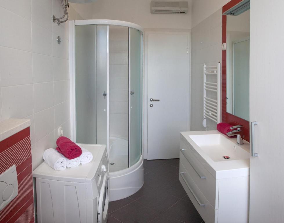 Koupelna v ubytování Apartment and Room Perfect Dream in Split