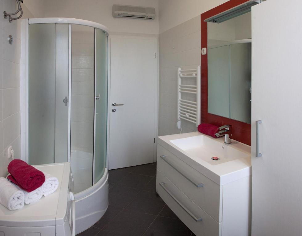 Koupelna v ubytování Apartment and Room Perfect Dream in Split