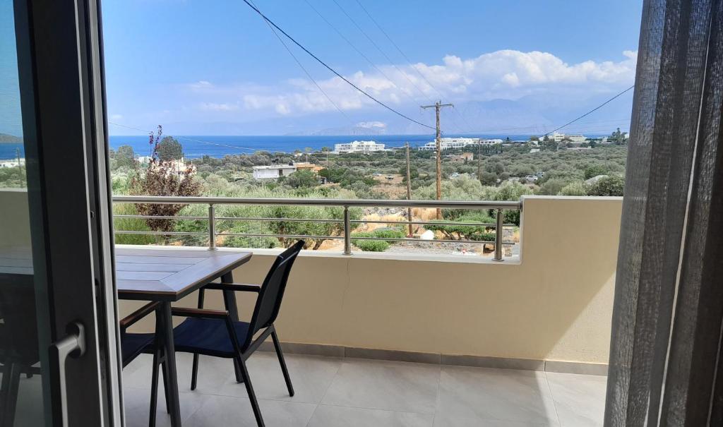 Balkón alebo terasa v ubytovaní Elounda Dream House 2