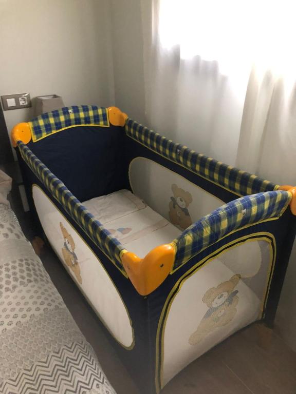 A bed or beds in a room at Apartamento Migdia-Moraira