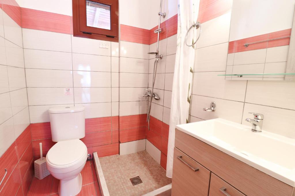 Koupelna v ubytování Louiza Apartments