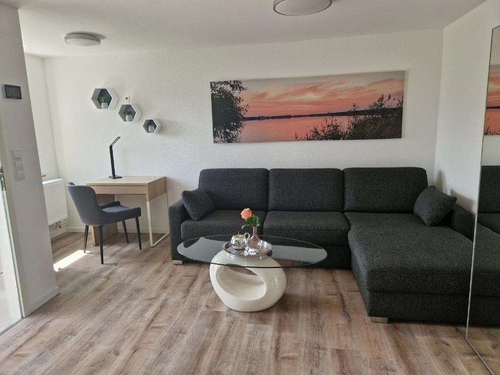 Posezení v ubytování Ferienhaus Gisela Arendsee
