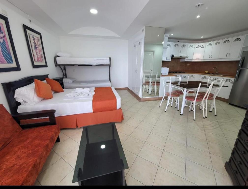 Posezení v ubytování Hotel Arco Iris