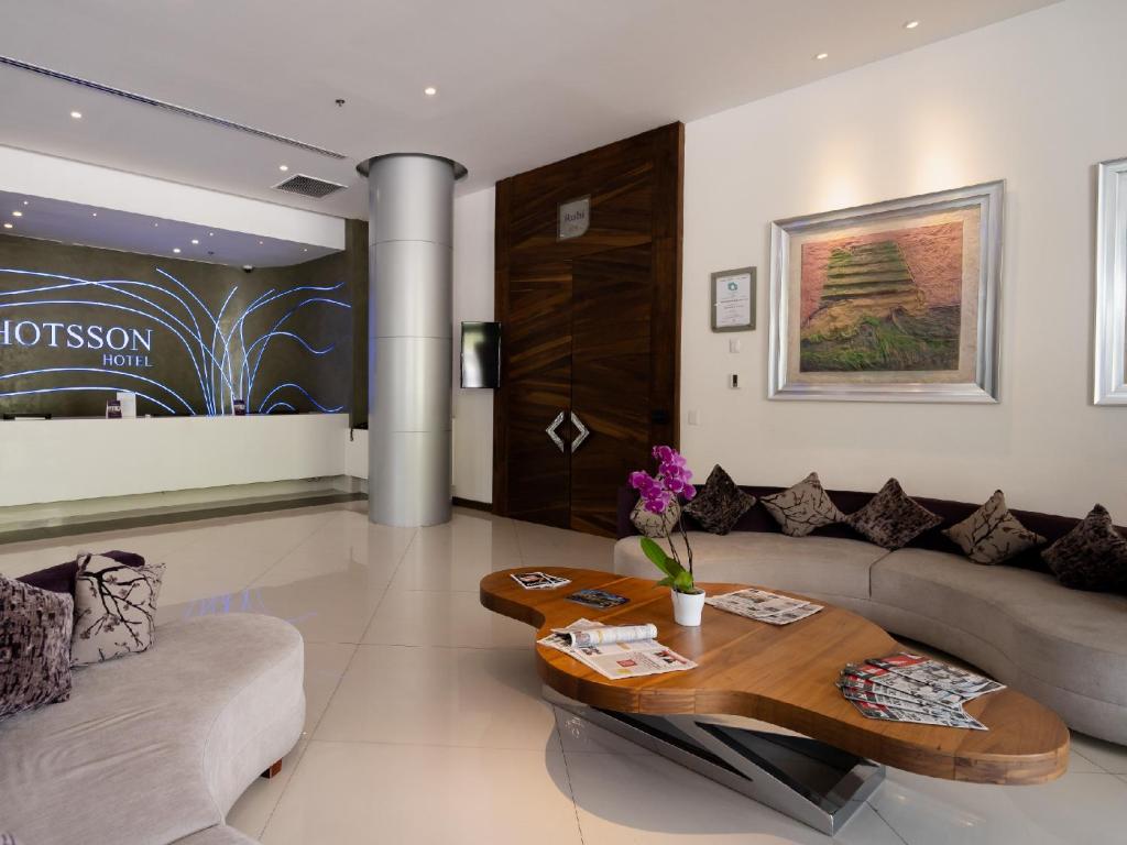Posezení v ubytování HS HOTSSON Hotel Queretaro