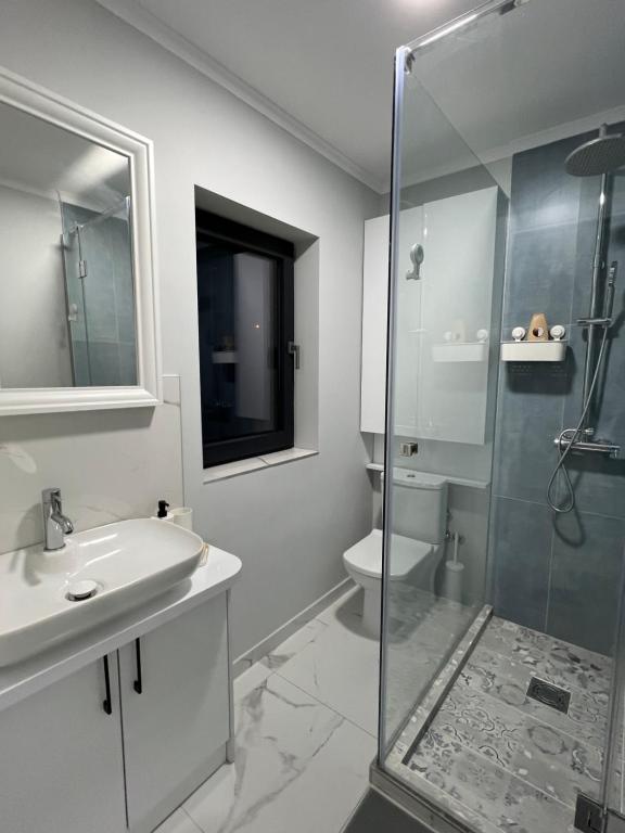 Koupelna v ubytování Planinska Princeza Apartmani