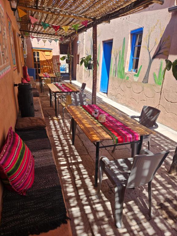 Posezení v ubytování Hostal Likancabur