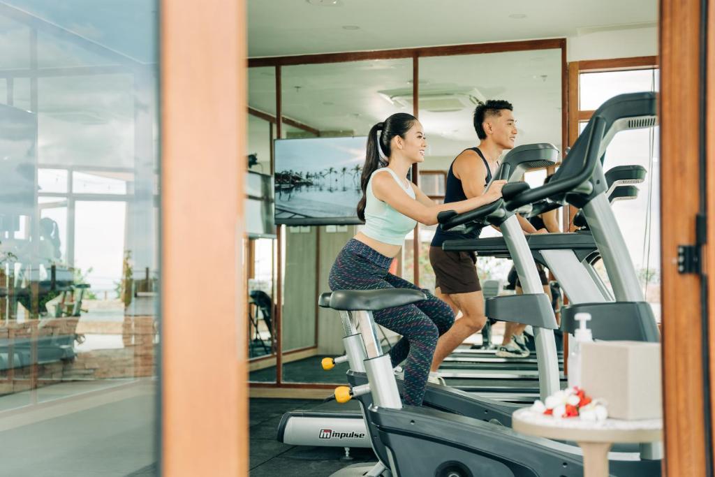 Fitness centrum a/nebo fitness zařízení v ubytování Modala Beach Resort