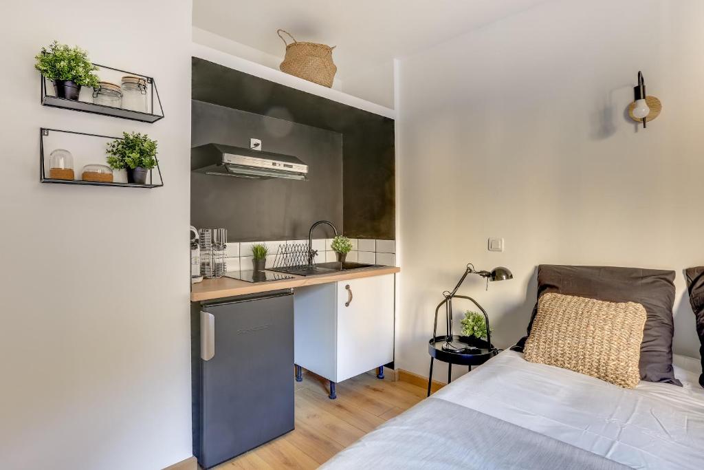 Suites indépendantes toutes équipées Leopold ou Carnot - Estudio