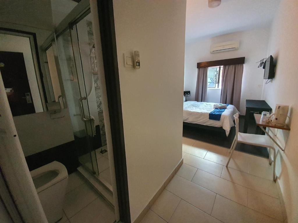 Koupelna v ubytování Warisan Hotel Kota Kinabalu