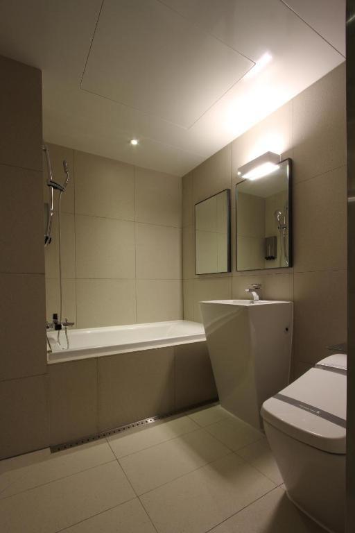 Koupelna v ubytování Boutique Hotel K-Oido