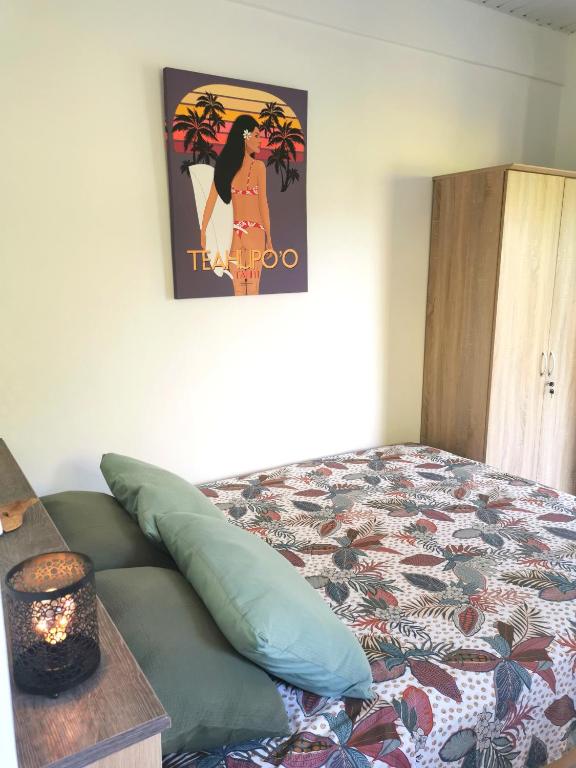 Postel nebo postele na pokoji v ubytování Fare Kairos