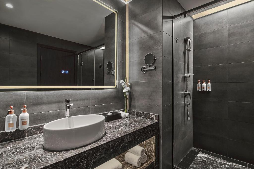 Koupelna v ubytování Crowne Plaza Shanghai Jinshan by IHG