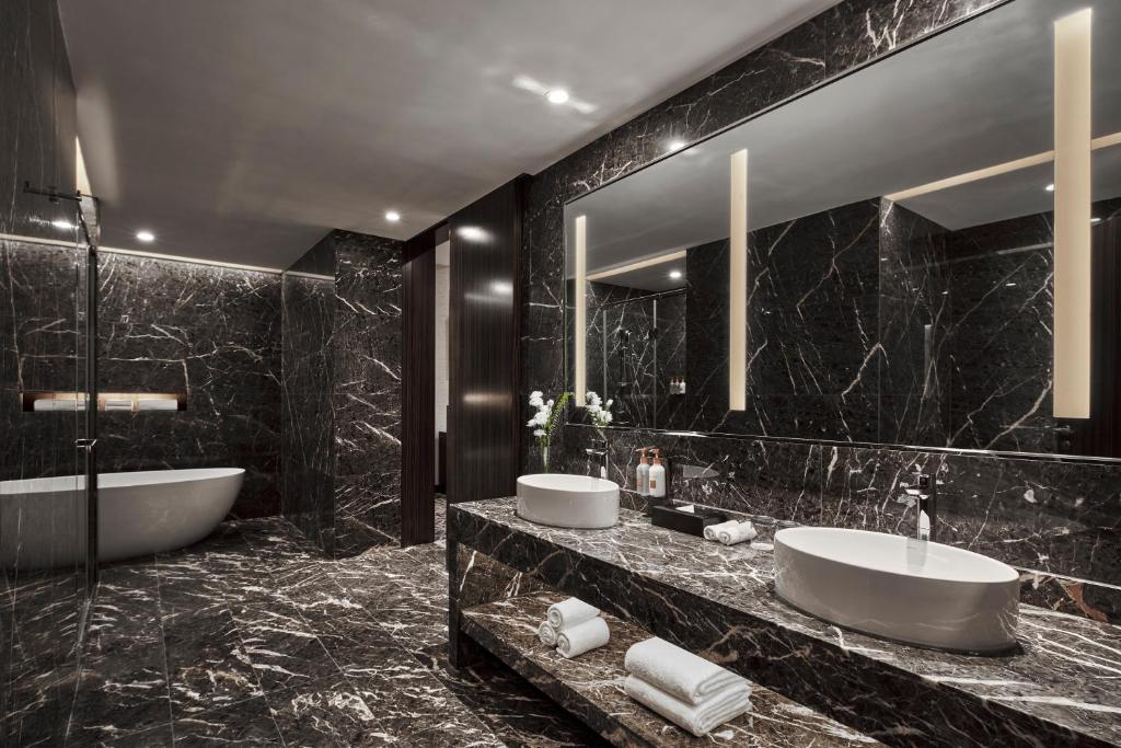 Koupelna v ubytování Crowne Plaza Shanghai Jinshan by IHG