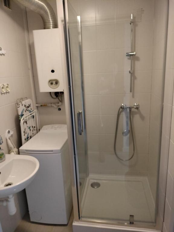 Kúpeľňa v ubytovaní Apartamenty Częstochowa