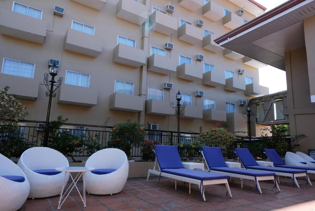 Balkón nebo terasa v ubytování Sierra Hotel