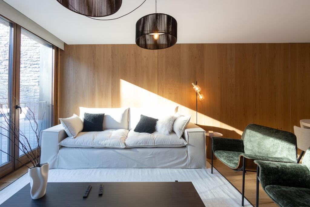Posezení v ubytování ISARD HOMES & SPA by SELECT RENTALS