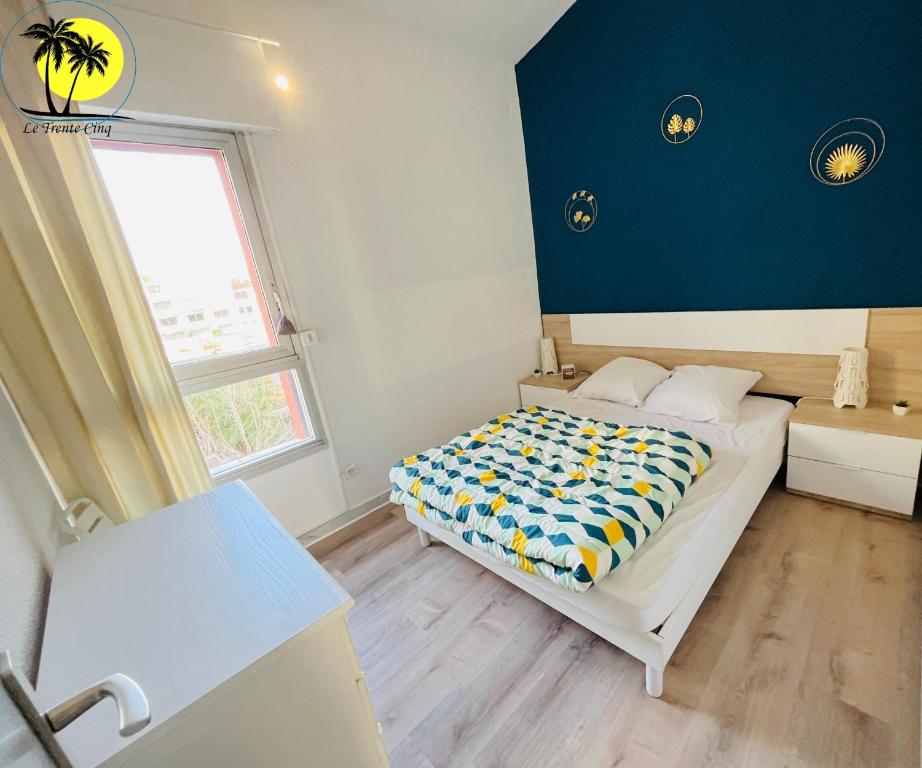 Posteľ alebo postele v izbe v ubytovaní T4 Le Trente Cinq 3 chambres & climatisation