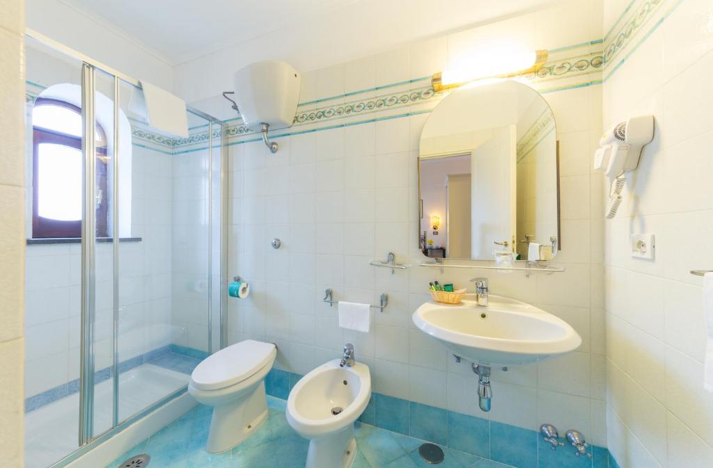 Kúpeľňa v ubytovaní Hotel Iaccarino