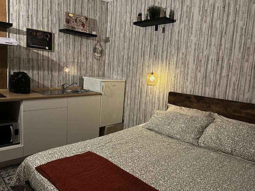 Kuchyň nebo kuchyňský kout v ubytování Lo Chalet del Relax