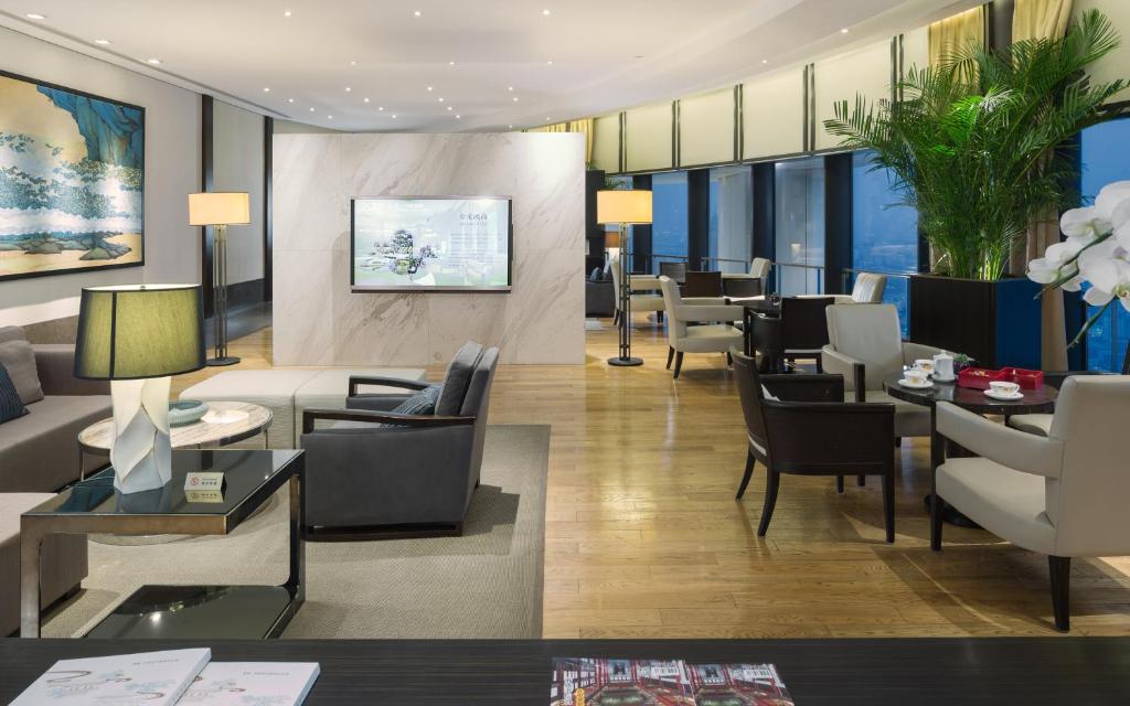 Posezení v ubytování Jinling Hotel