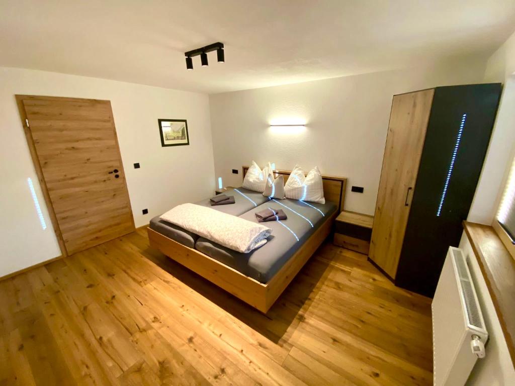 Postel nebo postele na pokoji v ubytování Appartement Hirner