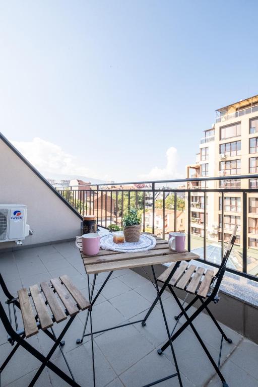 Balkón nebo terasa v ubytování Cozy Homes 1