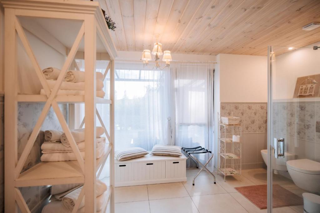Koupelna v ubytování Silene Resort & Spa