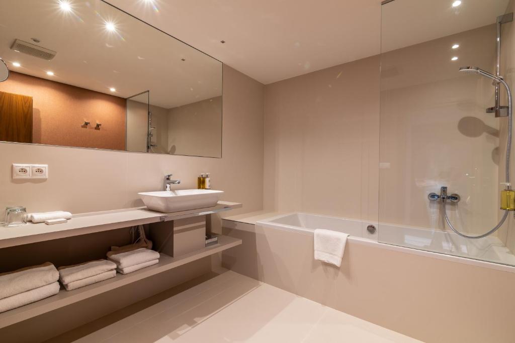 Kúpeľňa v ubytovaní Hotel Karpatia