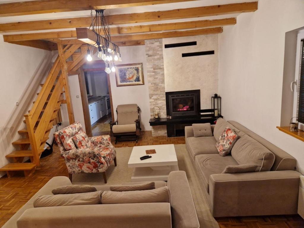 Posezení v ubytování Winter Holiday Home TT