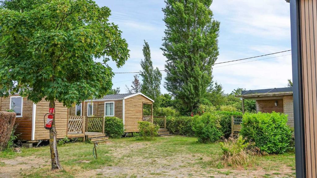 Zahrada ubytování Camping les 3 Sablières